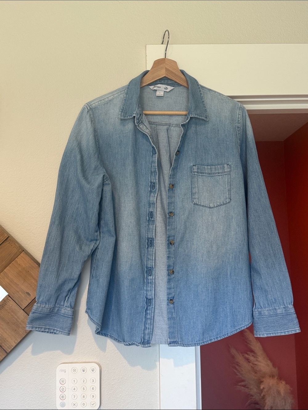 Old Navy Light Blue denim Classic Shirt